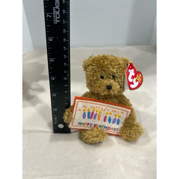 Ty Beanie Babies Happy Birthday The Bear 2006 - Picture 11 of 12